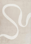 Deco Abstract Beige Rug