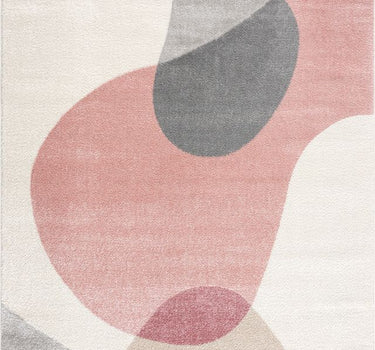 Deco Abstract Pink Rug