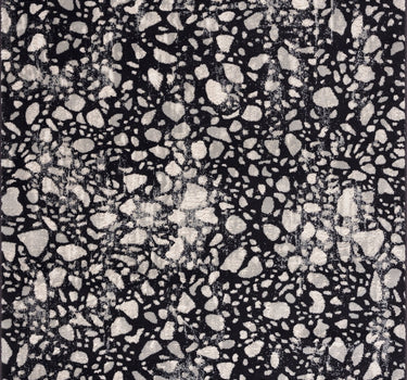 Terazzo Black Cream Bubbles Rug