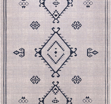 Molana Tribal Moroccan Washable Beige Rug