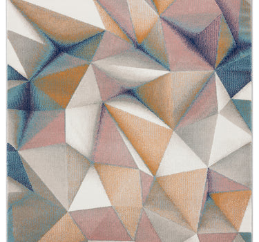Arto Abstract 3D Multicolor Rug
