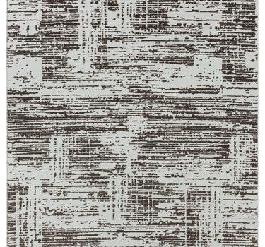 Aspen Grid Lattice Brown Rug