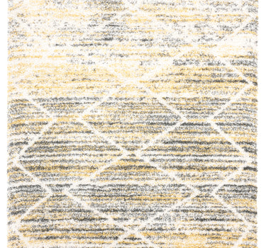 Boston Zig Zag Shag Grey Rug
