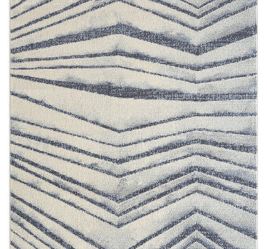 Cruz Perspective Angles Blue Rug