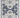 Cruz Vintage Shapes Blue Rug