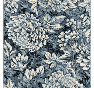 Cruz Floral Blue Rug