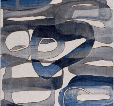 Regal Abstract Grey Rug