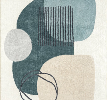 Deco Abstract Ivory Rug