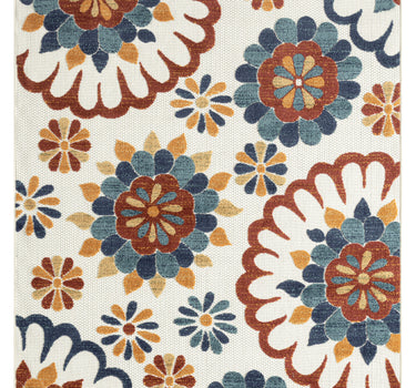 Hampton Multi Contemporary Floral Indoor/Outdoor Multicolor Rug