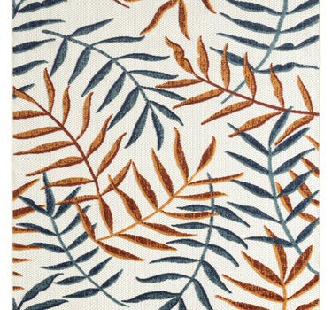 Hampton Leaves Indoor/Outdoor Multicolor Rug