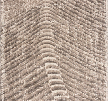 Sahara Layered Triangles Beige Rug