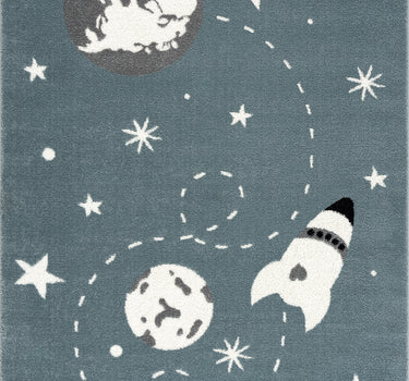 Play Space Kids Blue Rug
