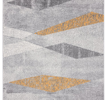 Laguna Multi Triangle Faded Grey Rug