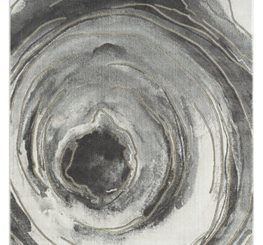 Luna Swirl Grey Rug