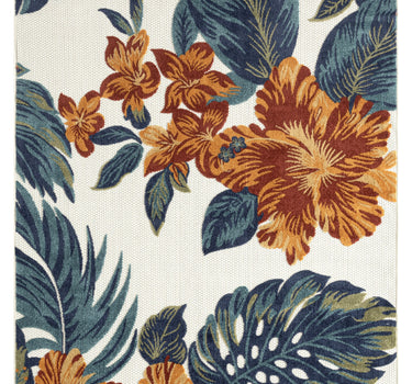 Hampton Multi Tropical Floral Indoor/Outdoor Multicolor Rug