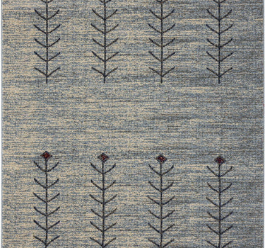 Mesa Southwest Arrow Pattern Blue Rug