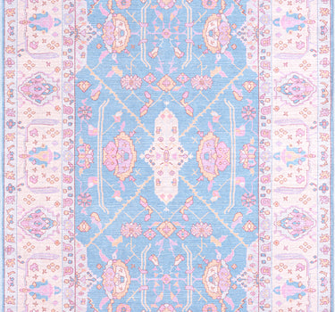 Molana Oushak Traditional Washable Blue Rug