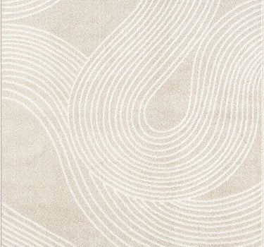 Nuevo Geometric Beige Rug