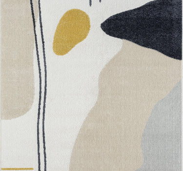 Deco Abstract Beige Rug