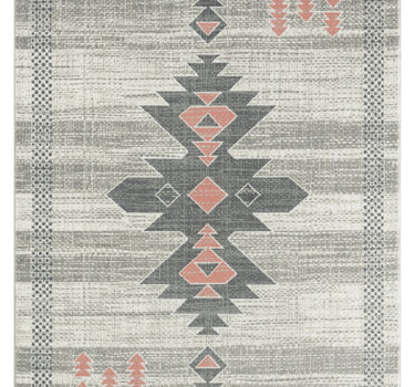 Porto Pink Cream Diamond Rug