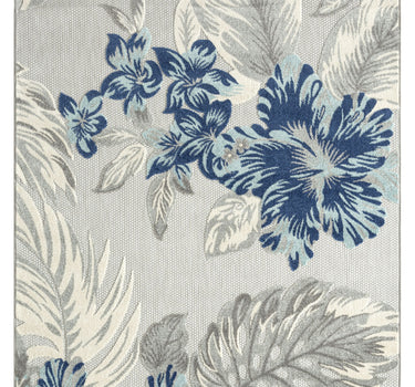 Hampton Modern Palm Indoor/Outdoor Grey Rug
