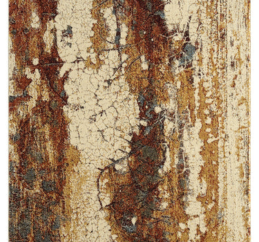 Sedona Beige Brick Canyon Wall Rug