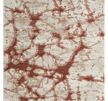 Sedona Cracked Cream Red Rug