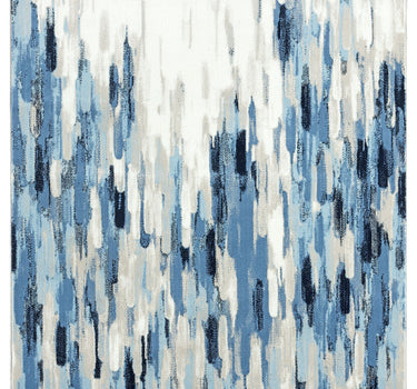 Porto Abstract Blue Rug