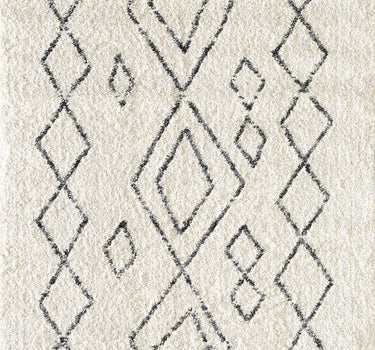 Willow Moroccan Diamond Cream Rug