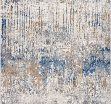 Dunes Abstract Fog Grey Rug