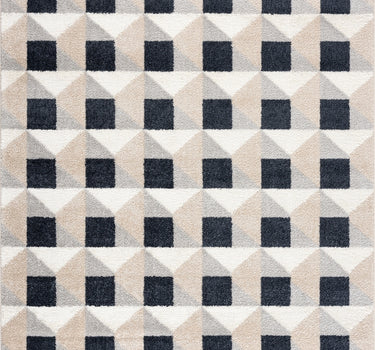 Nuevo Checkered Beige Rug