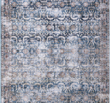 Lola Vintage Washable Blue Rug