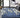 Porto Contemporary Blue Brown Lined Rug